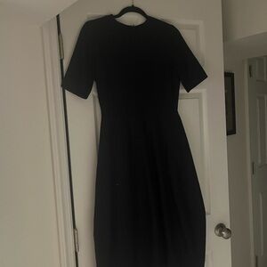 Navy COS wool dress